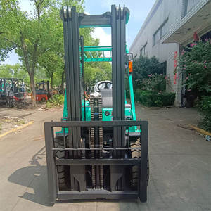 Original Engine Japanese Mitsubishi 3.5T Diesel Forklift Used Construction <b>Transporting</b> Machine Internal Combustion Lift Truck - Product Image 1
