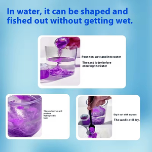 <span class=keywords><strong>Jouet</strong></span> scientifique réutilisable : Construisez des châteaux <span class=keywords><strong>de</strong></span> <span class=keywords><strong>sable</strong></span> sous l'eau, puis simplement coulez l'eau et laissez le <span class=keywords><strong>sable</strong></span> sécher. Vous pouvez le réutiliser. - Product Image 2