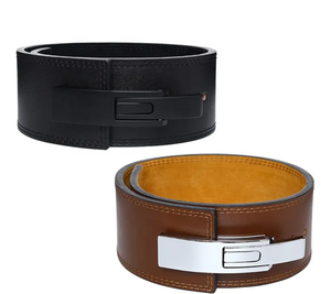 NQ SPORTS <span class=keywords><strong>Ceinture</strong></span> de Gym Auto-Bloquante Haute Qualité 10mm 8mm d'Épaisseur en <span class=keywords><strong>Cuir</strong></span> Véritable Écologique Couleur Pastel avec Logo Personnalisé – Vente Flash - Product Image 2