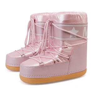 <span class=keywords><strong>Botas</strong></span> de Nieve de Media Caña Antideslizantes e Impermeables con Estampado de Leopardo para <span class=keywords><strong>Mujer</strong></span>, Serie Strolling Space, Novedad Transfronteriza - Product Image 6