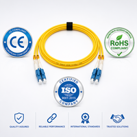 Cordon de brassage optique monomode à fibre unique de qualité télécom 0,5 m SC-SC 9/125 OS2