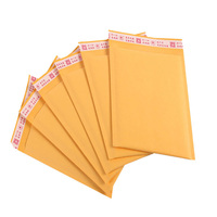Enveloppes à bulles imprimées de taille personnalisée A2 A3 A4 Emballage d'expédition à bulles d'air Enveloppe en papier kraft brun