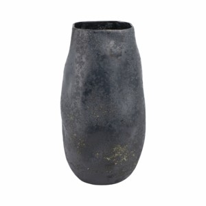 Vaso ovale moderno in terracotta testurizzata per soggiorno e decorazioni per la casa - Product Image 4