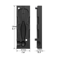 Moule pour leurres souples en plastique - Moule facile pour la fabrication de leurres souples Ned Bug 4 pouces, sans bulles, sans reflets, haute résistance à la chaleur