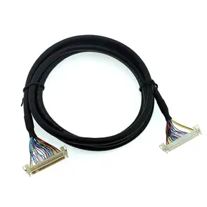 Dây Cáp LVDS Giá Xuất Xưởng FI-X-30P 1500MM Lắp Ráp Cáp UL20276 28AWG * 10P + 7CC + D Cho Màn Hình Kỹ Thuật Số/Máy Tính/TV