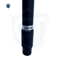 Antenne de drone étanche FPV 915 MHz 3 dBi de gain, impédance 50 ohms, en fibre de verre, à quatre pales, connexion -M, communication