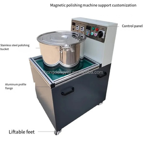 Machine de polissage magnétique à grande vitesse pour bijoux, pour le débavurage de matériaux en aluminium et en acier inoxydable - Product Image 4