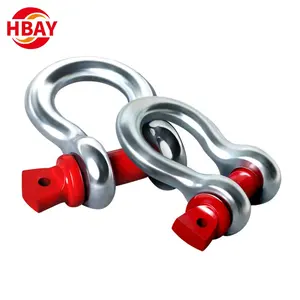 ANYUE Factory 304/316 stainless steel 3/4" Forged Winch D Ring Shackle