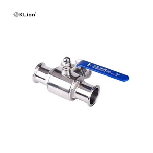 วาล์วบอลแบบปลดเร็ว KLION RTS DN15 สแตนเลส 304 เกรดอาหาร วาล์วบอลแบบสามทางชนิด Sanitary L/T พร้อม Tri-clamp แบบแมนนวล - Product Image 4