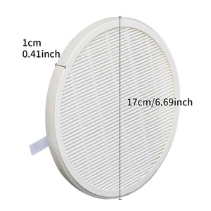 Filtre HEPA pour aspirateur à poussière pour ongles SPro, diamètre 17 cm, compatible avec l'aspirateur à poussière pour ongles SPro XC320J <span class=keywords><strong>MelodySusie</strong></span>, attache 99 % de la poussière des ongles - Product Image 2
