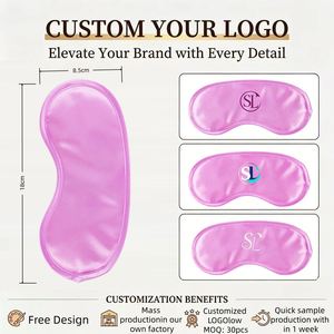 Antifaz para Dormir Suave y Sedoso con Logotipo Personalizado, Antifaz Natural para Dormir, Cubre Ojos de Satén para Dormir, para Hombres, Mujeres y Adultos - Product Image 3