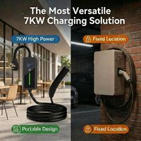 Nuevo Conector Móvil 32A 7KW NEMA 14-50 Nivel 2, Cargador de Vehículos Eléctricos Inteligente, Portátil, Impermeable IP66, NACS