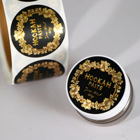 Étiquettes personnalisées de luxe holographiques gaufrées UV imperméables en PET autocollantes de haute qualité écologiques pour flacons de cosmétiques et de parfums