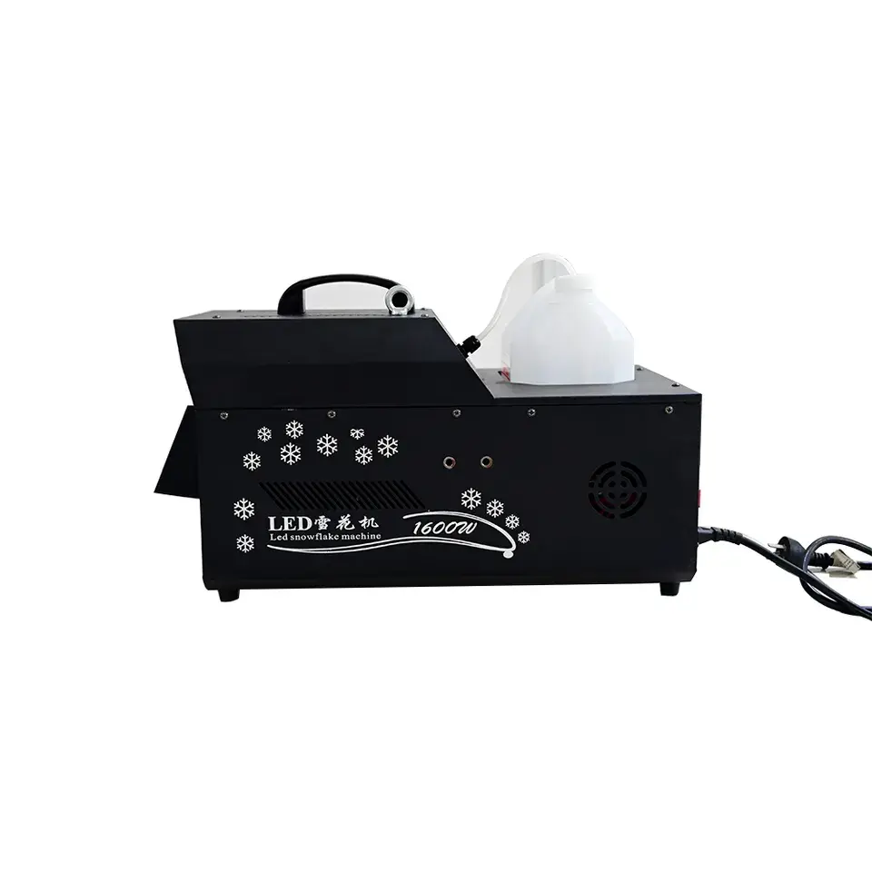 Topflashstar 1500W LED RGB DMX Snow Making Machine Hot Sale Artificial Snow Machine For Christmas Party Outdoor