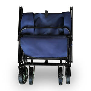 Carrello Pieghevole a Quattro Ruote Regolabile e Resistente, per Attività all'Aperto, Giardino, Picnic e Trasporto Utensili - Product Image 6