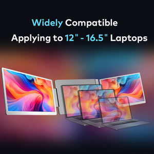 Configuración de pantalla de monitor de 14 pulgadas con panel IPS, 2 monitores para portátil, conectar y usar, sin necesidad de controlador, pantalla expandible para portátil - Product Image 6