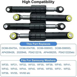 Roulement en acier inoxydable Samsung Shock Absorber DC66-00470A pour lave-linge - Product Image 5