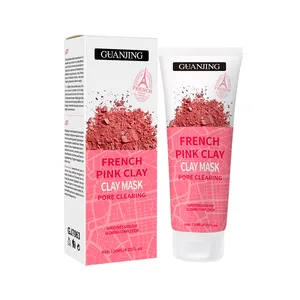 Guanjing French Pink Clay Mask Pore Cleaning Anti-aging And Cell Regeneration Facial Mask For Women