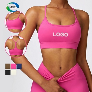 Nouveauté : sous-vêtements de sport écologiques et régénérants, soutien-gorge de sport en forme de I, dos nu, fitness, yoga pour femmes - Product Image 1