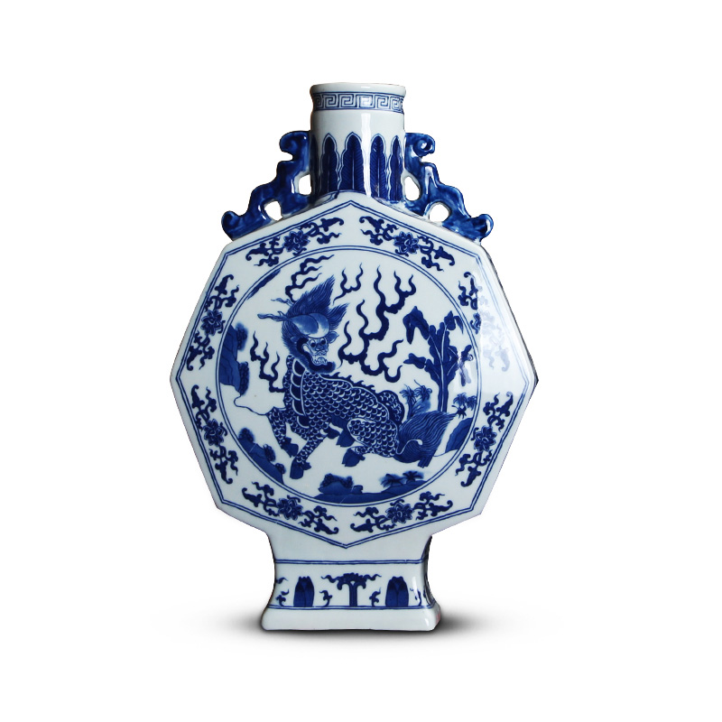 Blue and White