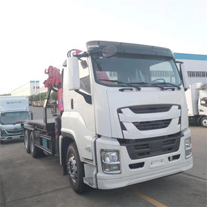 مقطورة مسطحة متعددة الوظائف جديدة وشعبية من إيسوزو بحمولة 10 أطنان + 5 أطنان مع رافعة، مقطورة مسطحة للنقل ومركبات الإنقاذ - Product Image 3