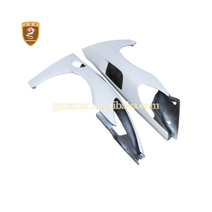 Kit carrosserie <span class=keywords><strong>718</strong></span> pour <span class=keywords><strong>Porsche</strong></span> Boxster <span class=keywords><strong>Cayman</strong></span> style <span class=keywords><strong>GT3</strong></span> <span class=keywords><strong>RS</strong></span>, pare-chocs avant, ailes, capot moteur, aileron arrière et lèvre arrière en fibre de carbone - Product Image 4
