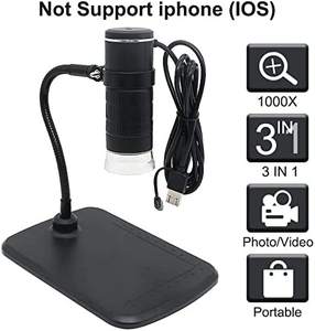 <span class=keywords><strong>Mini</strong></span> caméra d'inspection portable loupe de peau lumière LED <span class=keywords><strong>Microscope</strong></span> numérique OEM 1000X USB pour réparation mobile - Product Image 3