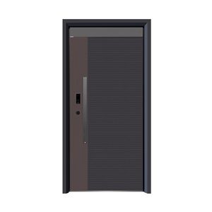 Dernier modèle Resort en stock entrepreneur fournisseur centrale électrique résidentiel entrée principale porte de sécurité en acier - Product Image 5