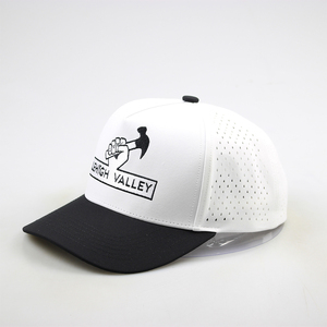 Mũ lưới 5 tấm tùy chỉnh chất lượng cao, logo thêu, vành hình vòng cung, mũ bóng chày hai màu - Product Image 1