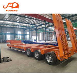 Camion semi-<span class=keywords><strong>remorque</strong></span> surbaissé <span class=keywords><strong>de</strong></span> chantier spécial 60 80 100 tonnes, <span class=keywords><strong>remorque</strong></span> surbaissée pour le transport <span class=keywords><strong>d</strong></span>'excavateurs à vendre - Product Image 6