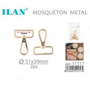 Metallo 51x39mm 2 pezzi - Product Image 3
