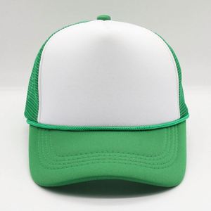 Casquettes de baseball personnalisées en gros d'usine avec logo, casquette trucker sportive en tissu Oxford, casquette snapback unie avec corde, lettres en mousse et maille frontale - Product Image 1