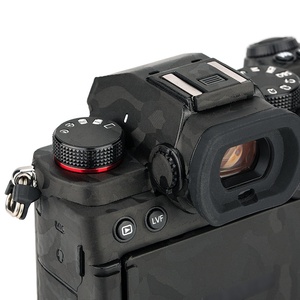 KIWIFOTOS สติกเกอร์ติดร่างกายสำหรับกล้อง <span class=keywords><strong>Panasonic</strong></span> Lumix DC-<span class=keywords><strong>S5</strong></span>,ชุดฟิล์มป้องกันผิวอุปกรณ์เสริมสำหรับผิวกล้องสีดำเงา - Product Image 4
