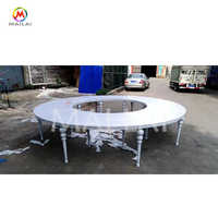 Grande table ronde serpentine pour salle à manger S Table de mariage