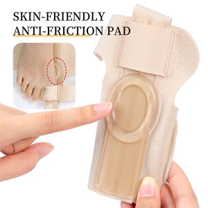 Sangle de fixation des orteils <span class=keywords><strong>Hallux</strong></span> <span class=keywords><strong>Valgus</strong></span>, protège-orteils pour la protrusion osseuse du gros orteil, séparateur d'orteils superposé, fixation continue douce anti-usure jour et <span class=keywords><strong>nuit</strong></span> - Product Image 6