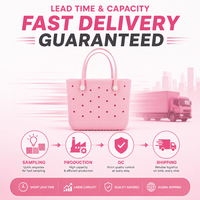 Sac de plage personnalisé en EVA rose avec fermeture à bouton, imperméable, grande capacité, pour une utilisation en plein air en été, vente en gros, OEM, étiquette privée