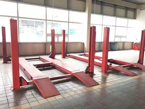 Elevador de Autos de Cuatro Postes de 4000 kg con Certificado CE, Elevador Hidráulico de 4 Postes para Vehículos, Equipo de Taller, Elevadores de Columnas de 4 Toneladas - Product Image 4