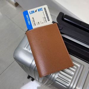 Faux Leather Passport Cover Luggage Tags Set Passport Holder Travel <b>Suitcase</b> Tag Lightweight Travel Accessories - Product Image 3