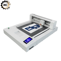 Nueva Máquina de Corte y Troquelado Plana A3 de Doble Cuchilla Marca XC, Plotter 110V 800W con Adsorción Automática y Plataforma Pequeña de Metal