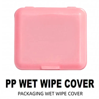 Bouchons anti-poussière en plastique pour lingettes humides, format mini, à ouverture par traction, avec clip de scellage pour gants en nitrile, pour bouteilles d'emballage à capuchon rabattable de forme spéciale
