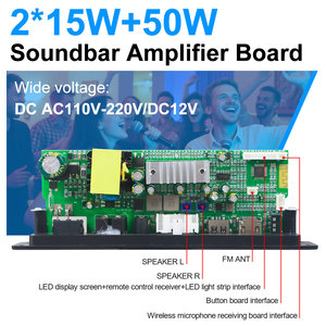 Vire <span class=keywords><strong>2.1</strong></span> Kênh Âm Thanh Nhà TV Soundbar Âm Thanh Hệ Thống Khuếch Đại Board Class D Máy Tính Loa PC Máy Tính Bảng Khuếch Đại Âm Thanh Mô-đun - Product Image 5
