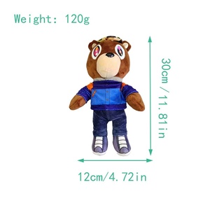 Peluche Dropout Bear | Osito De Peluche Inspirado En El Cómic | Suave Y Mimoso | Ideal Para Regalar En Navidad, San Valentín O Cumpleaños | Decoración Para El Hogar
