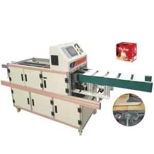 High-Speed Multipacker Milk Tea Powder Automatic Hot Melt Glue Small Box Sealing Machine Carton Boxes Small Box Gluing Machine