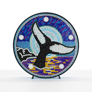 PL enfants bricolage art peinture fournitures ensemble vente en gros 5d enfants <span class=keywords><strong>diamant</strong></span> peinture ensemble <span class=keywords><strong>broderie</strong></span> ronde led lumière pour <span class=keywords><strong>diamant</strong></span> peinture - Product Image 1