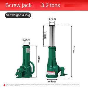 Usine pas cher prix mécanique vis spirale CarJack 2 Ton-50t acier matériel avec voiture de levage - Product Image 3