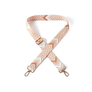 Sangle d'épaule en tissu à motif chevron de 4 cm de large pour sac à main femme, usage quotidien décontracté - Product Image 1