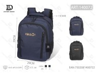 Zaino da uomo in poliestere con stampa di lettere e scomparto per laptop, per tutte le stagioni - Product Image 1