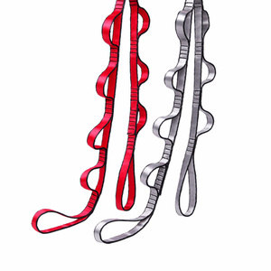 Có Thể Điều Chỉnh Bền Nylon Dây Đeo Dây Thừng Ban Nhạc Yoga Pilates Kéo Dài Dây Đeo Biểu Tượng Tùy Chỉnh An Toàn Daisy Chuỗi Mạnh Mẽ Leo Dây Đeo - Product Image 1