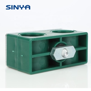 Thép Không Gỉ Đôi Ống Kẹp Màu Xanh Lá Cây Bạc Đường Sắt Nut Đường Sắt Gắn Kẹp Thép Không Gỉ Din Đường Sắt Kênh - Product Image 4