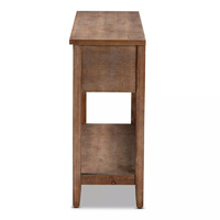 Haoymagi — table de console chinoise rétro, classique, en bois blanc, longue, 2 tiroirs, pour le couloir, table de salon